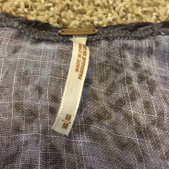 Free people spotted asymmetrical tank - Picture 6 of 7